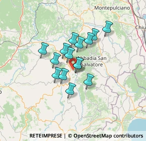 Mappa Via Dei Forni, 58037 Santa Fiora GR, Italia (9.60867)