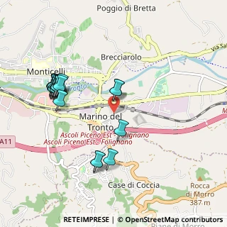 Mappa Via dei Peschi, 63100 Ascoli Piceno AP, Italia (1.0965)