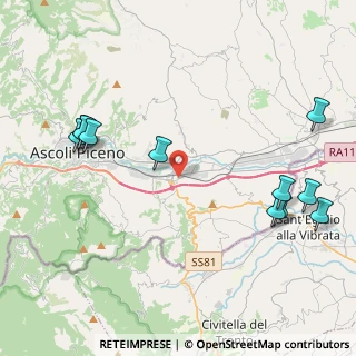 Mappa Via dei Peschi, 63100 Ascoli Piceno AP, Italia (5.37818)