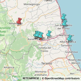Mappa Raccordo Superstrada, 63100 Ascoli Piceno AP, Italia (17.28909)