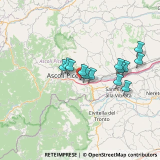 Mappa Via Niccolò Copernico, 63100 Ascoli Piceno AP, Italia (6.60462)