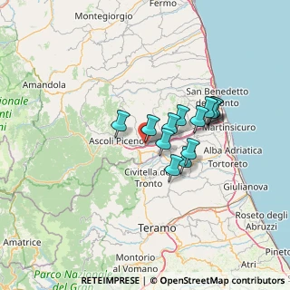 Mappa Via Stazione Marino Tronto, 63100 Ascoli Piceno AP, Italia (10.52923)