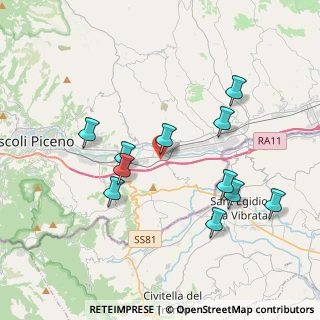 Mappa Via Stazione Marino Tronto, 63100 Ascoli Piceno AP, Italia (3.93909)