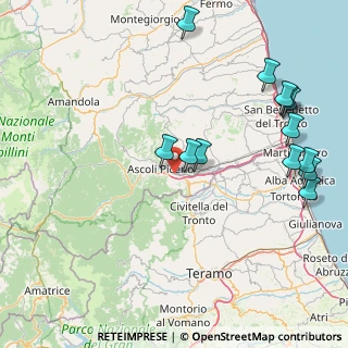 Mappa Via Calzecchi Onesti, 63100 Ascoli Piceno AP, Italia (20.39385)