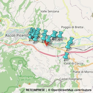 Mappa Via Calzecchi Onesti, 63100 Ascoli Piceno AP, Italia (1.393)