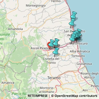 Mappa Zona Industriale Marino Del Tronto, 63100 Ascoli Piceno AP, Italia (14.98923)