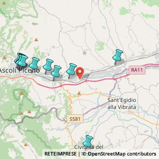 Mappa Zona Industriale Marino Del Tronto, 63100 Ascoli Piceno AP, Italia (5.53273)