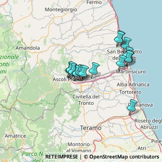 Mappa Strada della Bonifica, 63100 Ascoli Piceno AP, Italia (11.54778)