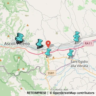 Mappa Strada della Bonifica, 63100 Ascoli Piceno AP, Italia (4.503)