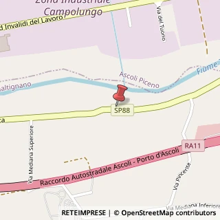 Mappa Via della bonifica, 63040 Maltignano, Ascoli Piceno (Marche)