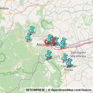 Mappa Via Ionio, 63100 Ascoli Piceno AP, Italia (5.90769)