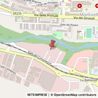 Mappa Via del Commercio, 30, 63100 Ascoli Piceno, Ascoli Piceno (Marche)