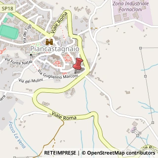 Mappa Piazza barzellotti 2, 53025 Piancastagnaio, Siena (Toscana)