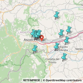Mappa Via dell'Agricoltura, 63100 Ascoli Piceno AP, Italia (6.53231)
