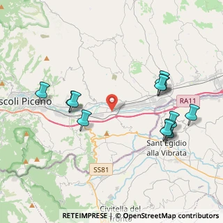 Mappa Via della Trebbiatura, 63100 Ascoli Piceno AP, Italia (4.45083)