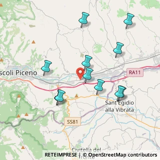 Mappa Via della Trebbiatura, 63100 Ascoli Piceno AP, Italia (4.00909)
