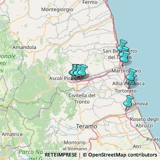 Mappa Via della Trebbiatura, 63100 Ascoli Piceno AP, Italia (12.83636)
