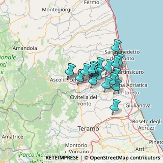 Mappa Via della Trebbiatura, 63100 Ascoli Piceno AP, Italia (9.48684)