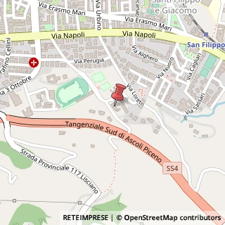Mappa Via Gaetano Spalvieri, 13/A, 63100 Ascoli Piceno, Ascoli Piceno (Marche)