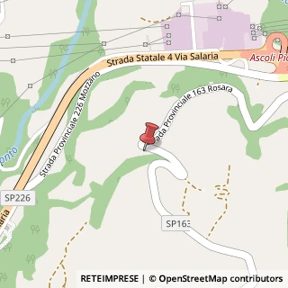 Mappa Via Salaria Superiore, 137, 63100 Ascoli Piceno, Ascoli Piceno (Marche)