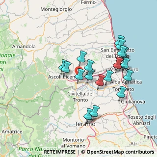 Mappa Zona Industriale Basso Marino, 63100 Ascoli Piceno AP, Italia (14.9495)