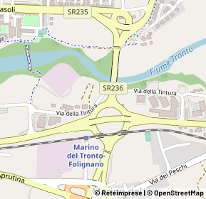 Mappa Via della Tintura, 63100 Ascoli Piceno AP, Italia (0.26154)