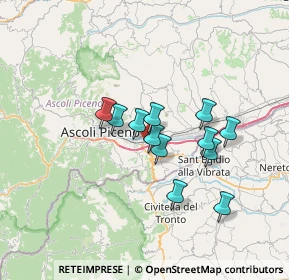 Mappa Via della Tintura, 63100 Ascoli Piceno AP, Italia (5.53)
