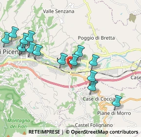Mappa Centro Commercial Al Battente, 63100 Ascoli Piceno AP, Italia (2.23533)