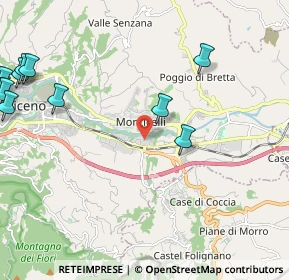 Mappa Centro Commercial Al Battente, 63100 Ascoli Piceno AP, Italia (3.25167)