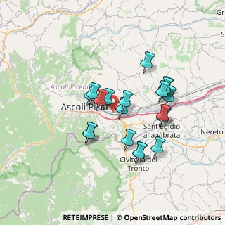 Mappa C.C. Al Battente, 63100 Ascoli Piceno AP, Italia (6.26105)