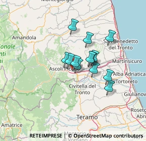 Mappa Centro Commercial Al Battente, 63100 Ascoli Piceno AP, Italia (9.29462)