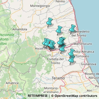 Mappa VIA DEL COMMERCIO C, 63100 Ascoli Piceno AP, Italia (9.29462)