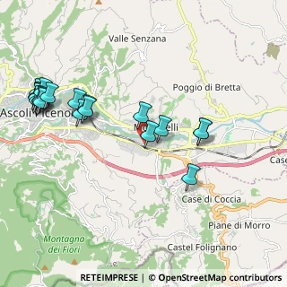 Mappa Via dell'Artigianato, 63100 Ascoli Piceno AP, Italia (2.5025)