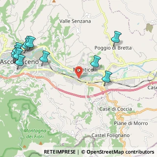 Mappa Via dell'Artigianato, 63100 Ascoli Piceno AP, Italia (3.00333)