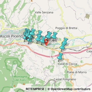 Mappa Via dell'Artigianato, 63100 Ascoli Piceno AP, Italia (1.545)