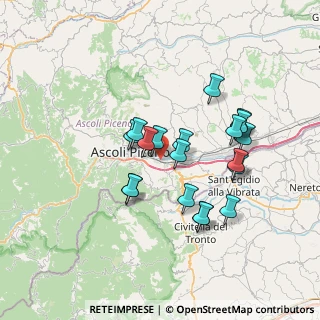 Mappa Via dell'Artigianato, 63100 Ascoli Piceno AP, Italia (6.39053)
