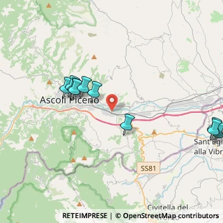 Mappa Via dell'Artigianato, 63100 Ascoli Piceno AP, Italia (5.06636)
