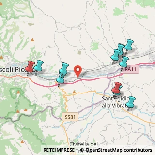 Mappa Via 266, 63100 Ascoli Piceno AP, Italia (4.80333)
