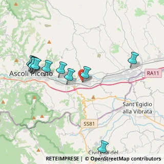 Mappa Via del Bozzolo, 63100 Ascoli Piceno AP, Italia (4.62455)