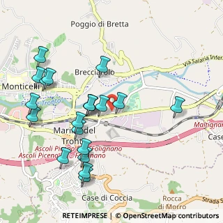 Mappa Via del Bozzolo, 63100 Ascoli Piceno AP, Italia (1.122)