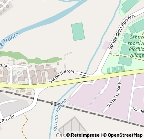 Mappa Via del Bozzolo, 63100 Ascoli Piceno AP, Italia (0.14615)