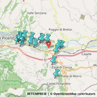 Mappa Via della Cardatura, 63100 Ascoli Piceno AP, Italia (1.9625)