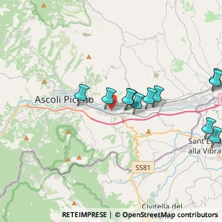 Mappa Ccle al Battente, 63100 Ascoli Piceno AP, Italia (4.27)