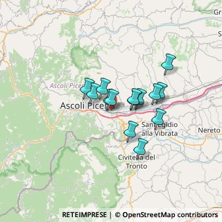 Mappa Centro Commerciale Ascoli Piceno Al Battente, 63100 Ascoli Piceno AP, Italia (4.98143)