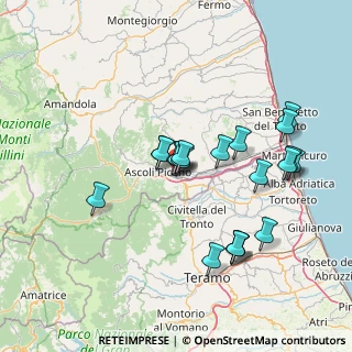 Mappa Ccle al Battente, 63100 Ascoli Piceno AP, Italia (14.3705)