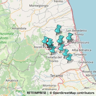 Mappa Centro Commerciale Ascoli Piceno Al Battente, 63100 Ascoli Piceno AP, Italia (8.93143)