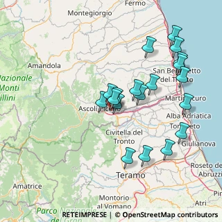 Mappa Ccle al Battente, 63100 Ascoli Piceno AP, Italia (15.52632)