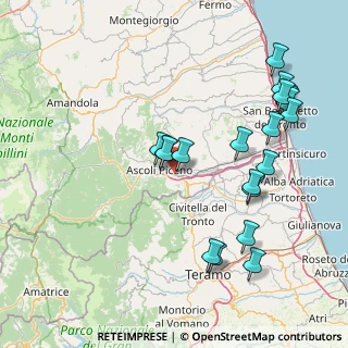 Mappa Via Piceno Aprutina, 63100 Ascoli Piceno AP, Italia (18.231)