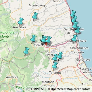 Mappa Via Bologna, 63100 Ascoli Piceno AP, Italia (17.41056)