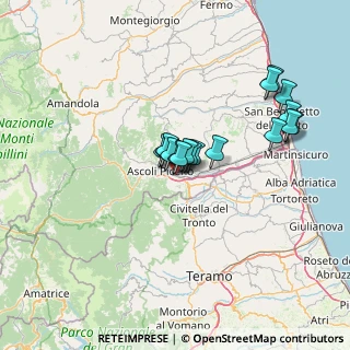 Mappa Via Piceno Aprutina, 63100 Ascoli Piceno AP, Italia (11.10647)